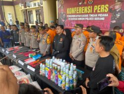 Polres Serang Berhasil Ringkus 16 Pelaku Kejahatan Dalam Operasi Pekat Maung 2024