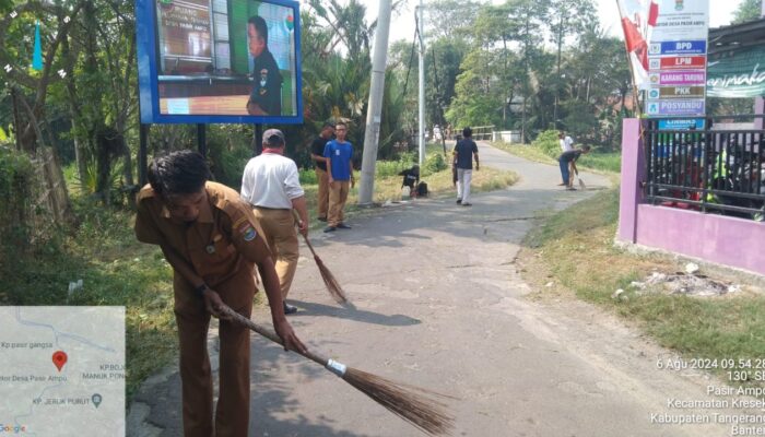 Jelang HUT RI ke -79 Pemerintah Desa Pasir Ampo Gelar Lomba Bersih Kampung Sebagai Upaya Untuk Semakin Mempererat Tali Silaturahmi Masyarakat 