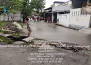 Diduga Pengerjaan Jalan Cor Beton tidak Mendirikan Plang Kegiatan