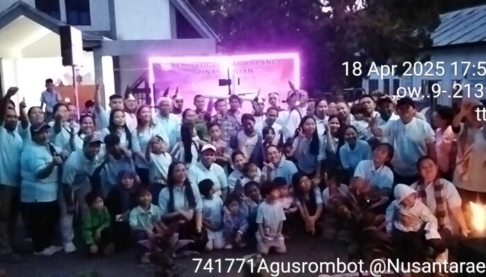 ” Gelar Pawai, Paskah GBI Batu Karang Kelurahan Pinangunian, Penuh Dengan Hikmat