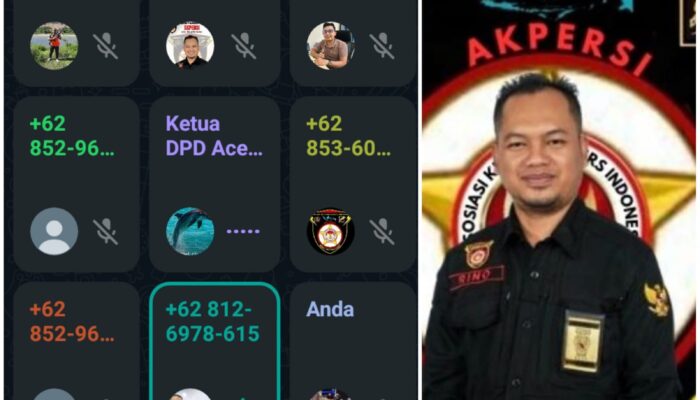 DPD AKPERSI Nanggroe Aceh Darussalam Gelar Rapat Terbuka, di-Pimpin Langsung Oleh Ketum,Sekjen,Serta Ketua OKK
