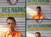 Gerebek Sarang Narkoba, Sat Resnarkoba Polres Sergai Amankan Tiga Tersangka