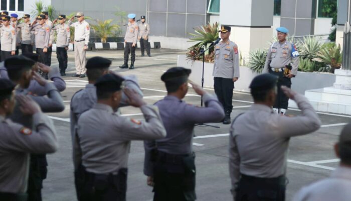 Wakapolresta Tangerang Pimpin Apel Pagi, Tekankan Kedisiplinan dan Larangan Narkoba