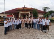 Elang Tiga Hambalang Gruduk Polsek Bengalon, Tuntut Penanganan Laporan Dugaan Pelanggaran Kades Tebangan Lembak