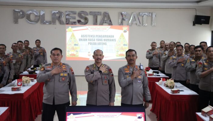 Asistensi Polda Jateng, Polresta Pati Siapkan Langkah Proaktif Hadapi Unjuk Rasa dengan SOP dan Simulasi Baru