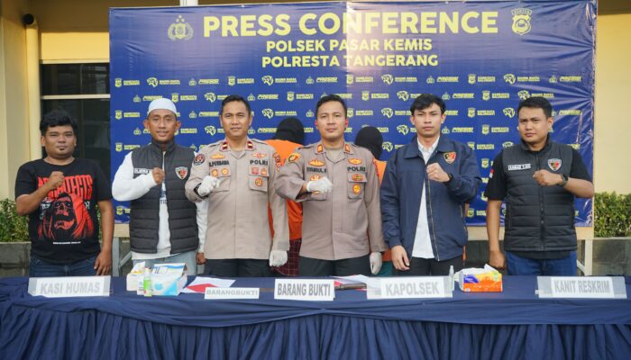 Bikin Resah Warga, Polsek Pasar Kemis Berhasil Tangkap Dua Mata Elang