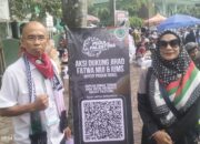 Ketua DPD LPM Kota Tangerang, Bersama Ketua RW 04 Gebang Raya Hadiri Aksi Bela Palestina 