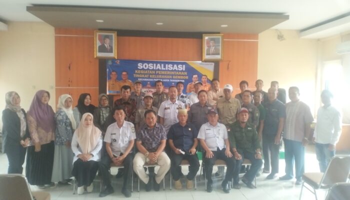 Puluhan Warga Gembor Ikuti Kegiatan Sosialisasi Bersama Anggota Dewan