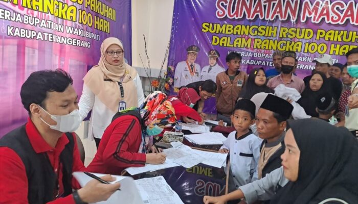 Sebanyak 217 Anak di Sunat Masal di RSUD Pakuhaji Kabupaten Tangerang