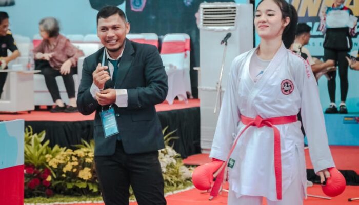 Polwan di Polda Riau, Sabet Medali Emas Kejuaraan Karate di Malaysia