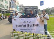 Media Gakorpan dan Gapta TV Berikan Ratusan Nasi Bok ke Pengguna Jalan 