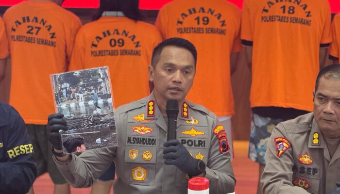 Polisi tetapkan 6 orang kelompok anarko sebagai tersangka dalam aksi mayday rusuh di Semarang
