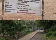 Proyek Jalan Poros Lengkiti Mangkrak Diduga Kuat Jadi Ajang Korupsi, Masyarakat: Jangan Anggap Kami Bodoh 