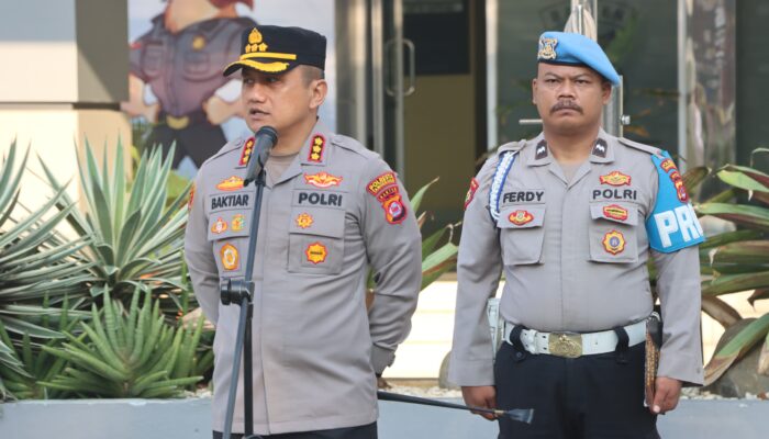 Apel Pagi Kapolresta Tangerang : Polresta Tangerang Siap Tindak Tegas Aksi Premanisme