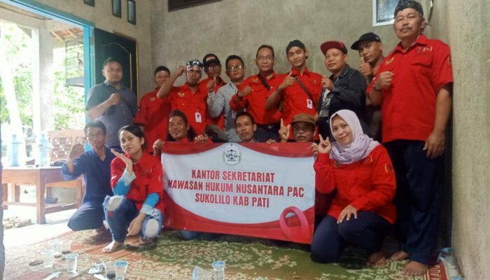 Lembaga Wawasan Hukum Nusantara (WHN) Semakin Berkembang, Rapat koordinasi PAC Sukolilo di hadiri jajaran pengurus DPD Kabupaten PATI
