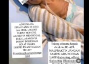 Sekjen DPP LSM  Gprukk Angkat Bicara Adanya Dugaan Kelalaian di RS Unimedika Sepatan