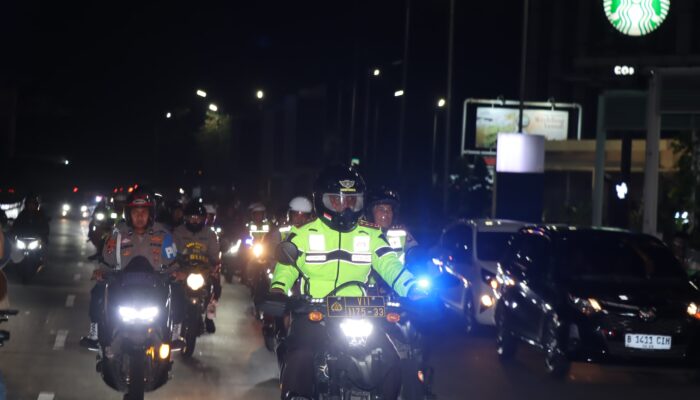 Antisipasi Premanisme, Kapolres Pimpin Patroli Lokasi Keramaian di Tangerang