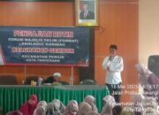Pengajian Rutin Forum Majelis Ta’lim ( FORMAT) Akhlaqul Karimah, Di Aula Kelurahan Gembor Kecamatan Periuk Kota Tangerang