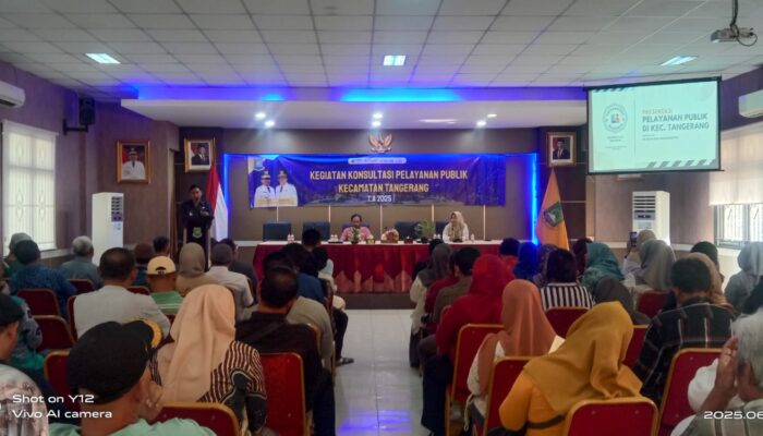 Kecamatan Tangerang. Gelar Sosialisasi Pelayanan Publik 2025. Bagian Prioritas Program GAMPANG