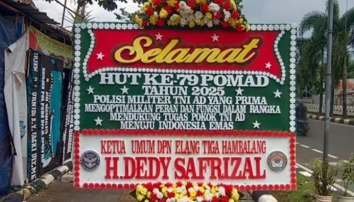 HUT ke-79 POMAD, Ketua Umum Elang Tiga Hambalang Ucapkan Selamat dan Dukung Eksistensi TNI