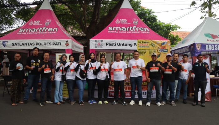 Kebersamaan Hangat di Car Free Day: Polresta Pati dan Masyarakat Peringati Hari Bhayangkara ke-79