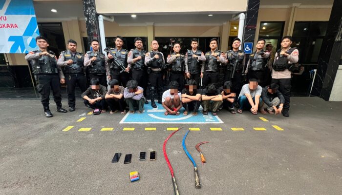 Patroli Perintis Presisi Bekuk 9 Remaja Tawuran di Kramat Raya