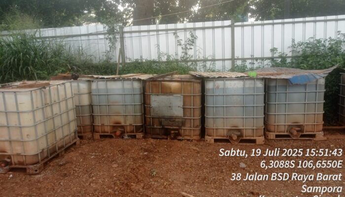Proyek BSD Yang Ada di Sampora Diduga Gunakan BBM Jenis Solar Ilegal