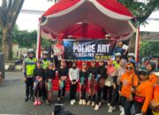 Sentuhan Humanis Satlantas Polresta Pati di Car Free Day: Police Art dan Layanan Publik Meriahkan Operasi Patuh Candi 2025