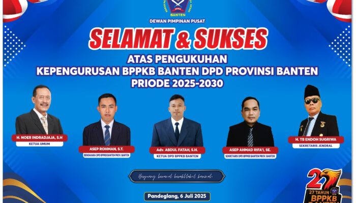 BPPKB Banten Rayakan HUT ke-27 dan Serahkan SK DPD Provinsi Banten