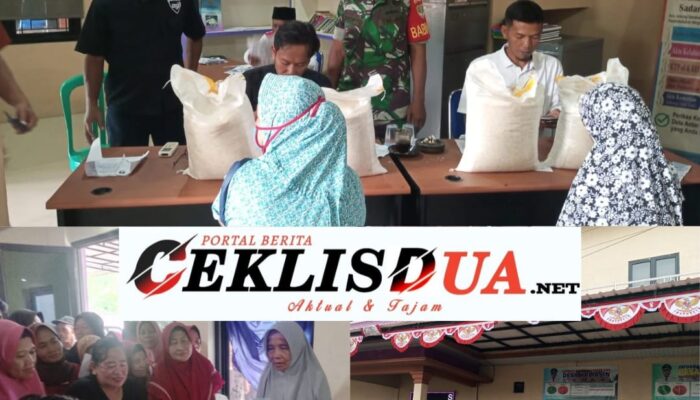 Pemerintah Salurkan Bantuan Beras ke 441 Warga Kaliasin