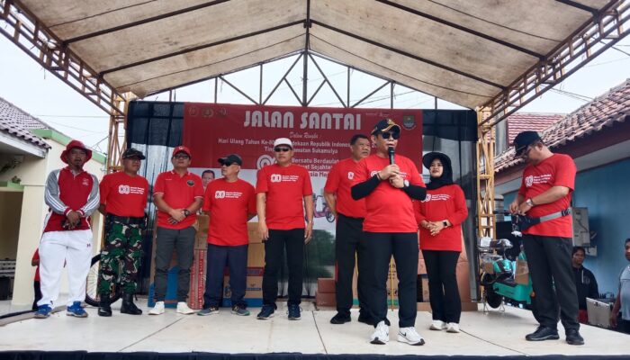 Sukamulya Buktikan Soliditas Lewat Jalan Santai HUT RI ke-80