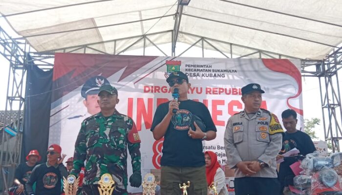 Meriah! Ribuan Warga Ikuti Gerak Jalan Sehat Pemdes Kubang Sambut HUT RI ke-80