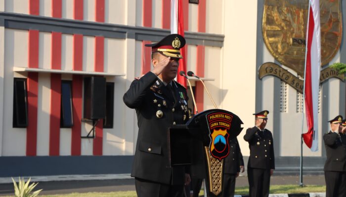 Polresta Pati Gelar Upacara Bendera HUT ke-80 RI Berlangsung Khidmat
