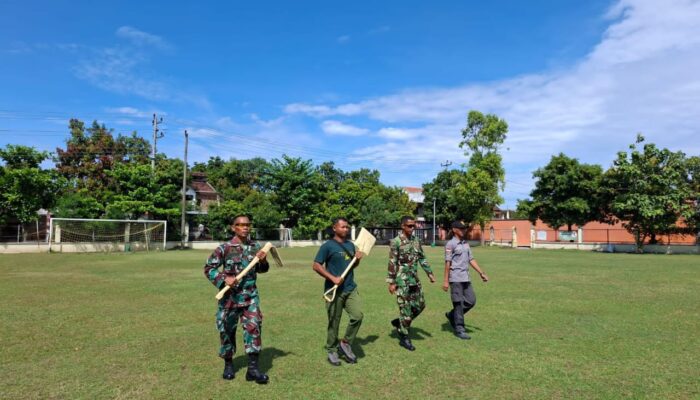 Kodim 0735/Surakarta Gelar Gladi Upacara Penutupan TMMD Reguler Ke-125 di Lapangan Karangasem