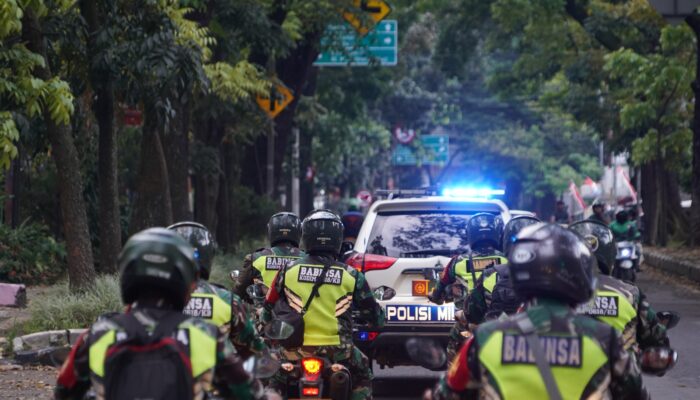 Kodam III/Slw Gelar Patroli Gabungan Antisipasi Unjuk Rasa
