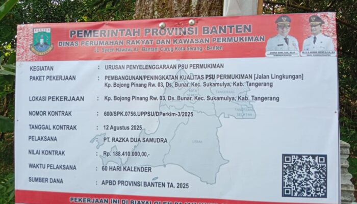 Setelah Sorotan Papan Informasi, Kini Proyek Jalan di Desa Bunar Diduga Asal Jadi