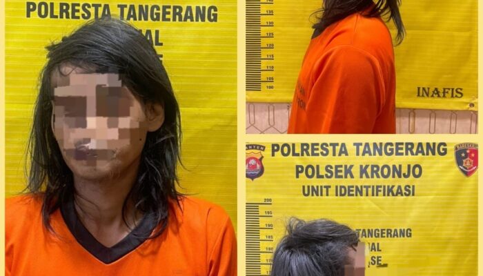 Polsek Kronjo Bekuk Pencuri 4 HP yang Masuk Rumah Warga Lewat Jendela