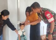 Babinsa Turut Pantau Kesehatan Balita, Sukseskan Posyandu Nusa Indah   