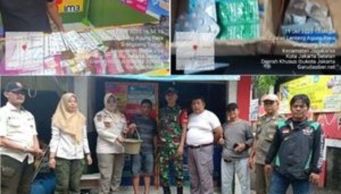 Diduga Berkedok Konter Pulsa Jual Obat Keras Daftar G, di Jakarta Selatan