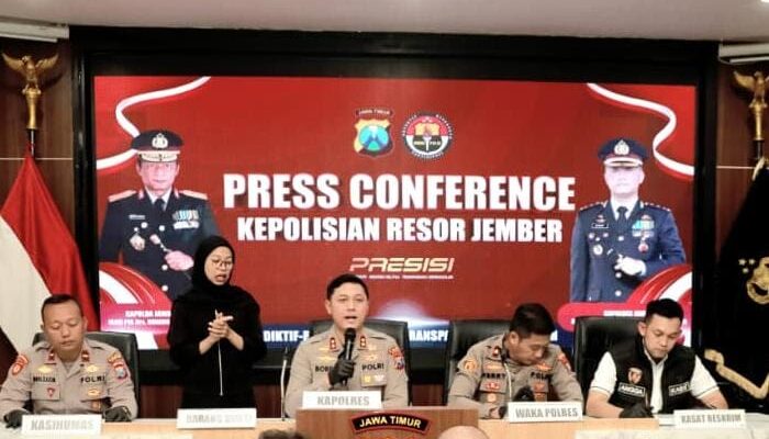 Polres Jember Berhasil Bongkar Sindikat Curanmor Amankan Tiga Tersangka dan 23 Motor Curian