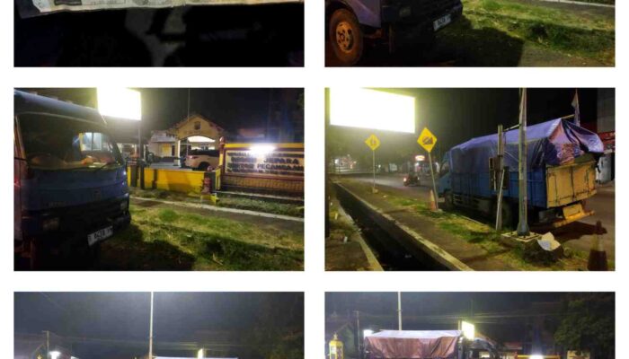 Truk Nomor H 1514 KE Diduga Bermuatan Jerigen Solar Subsidi Ilegal Diamankan di Polsek Pecangaan