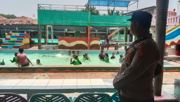 Polsek Kronjo Tingkatkan Keamanan di Tempat Wisata Kolam Renang