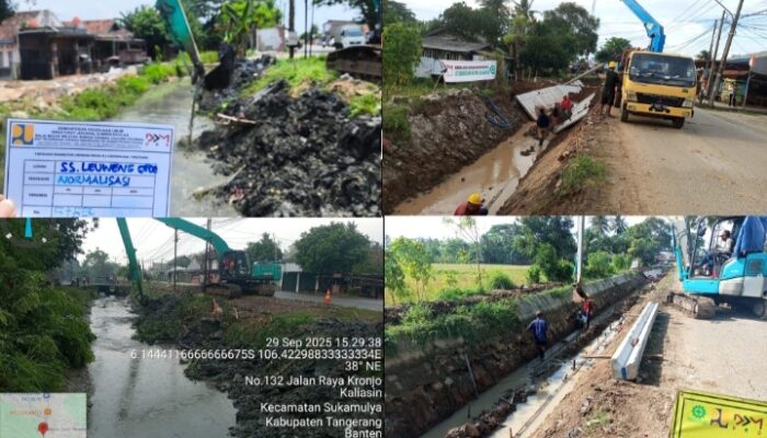 Kades Bersama Poktan 4 Kecamatan di Tangerang Sambut Baik Rehabilitasi dan Normalisasi Sungai Cidurian