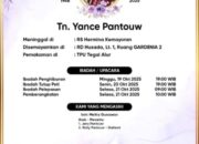 Dalam Kasih Kristus, Tn. Yance Pantouw Telah Berpulang ke Rumah Bapa di Surga