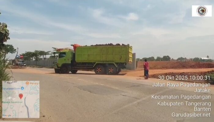 Diduga BSD Langgar Perda Soal Jam Operasional Mobil Pengangkut Tanah