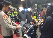 Gelar KRYD Polres Kediri Kota Amankan Ranmor Tidak Sesuai Spektek
