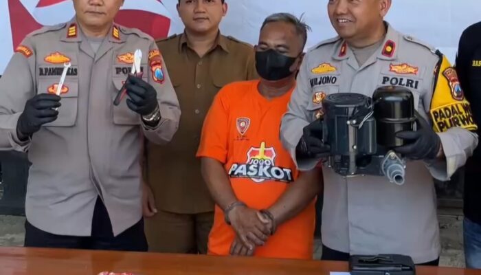 Berkat CCTV Polisi Berhasil Ungkap Aksi Pencurian Pompa Air 6 Tempat Ibadah di Kota Pasuruan