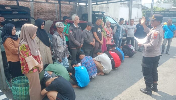 Polsek Sukolilo Gagalkan Tawuran Antar Genk Remaja, 12 Pelajar Diamankan