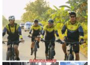 Kapolres Sangatta beserta jajaran melaksanakan Gowes Sekaligus Melakukan Patroli Kamtibmas di Pagi Hari