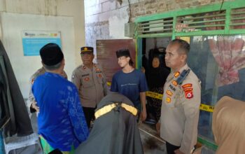 Polsek Mauk Cek TKP Anak Bunuh Ayah Kandung, Terduga Pelaku Diamankan